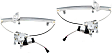 Front, Driver and Passenger Side Window Regulators Power, with Motor, 6-pin and 2-pin plug