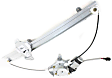 Front, Driver and Passenger Side Window Regulators Power, with Motor, 6-pin and 2-pin plug