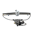 1988 Nissan D21 Base - Front, Driver and Passenger Side Power Window Regulator, With Motor