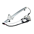1988 Nissan D21 Base - Front, Driver and Passenger Side Power Window Regulator, With Motor