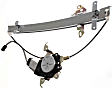 Front, Driver and Passenger Side Power Window Regulator, With Motor