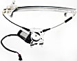 Front, Driver and Passenger Side Power Window Regulator, With Motor