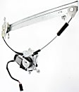 Front, Driver and Passenger Side Power Window Regulator, With Motor