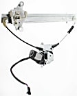 Front, Driver and Passenger Side Power Window Regulator, With Motor