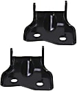 Front Driver and Passenger Side Door Hinge, Lower, Black