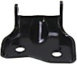 Front Driver and Passenger Side Door Hinge, Lower, Black
