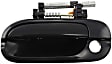 Front and Rear, Driver and Passenger Side Exterior Door Handles, Smooth Black, Front Driver and Passenger Side - With Key Hole; Rear Driver and Passenger Side - Without Key Hole