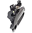 Front and Rear, Driver and Passenger Side Exterior Door Handles, Smooth Black, Front Driver and Passenger Side - With Key Hole; Rear Driver and Passenger Side - Without Key Hole