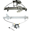 Front And Rear, Passenger Side Power Window Regulator, With Motor