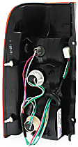 Driver and Passenger Side Halogen Tail Light, With bulb(s), OE Replacement