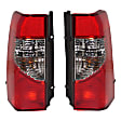 Driver and Passenger Side Halogen Tail Light, With bulb(s), OE Replacement, CAPA Certified