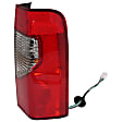 Driver and Passenger Side Halogen Tail Light, With bulb(s), OE Replacement, CAPA Certified
