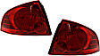 Driver and Passenger Side Halogen Tail Light, With bulb(s), OE Replacement