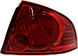 Driver and Passenger Side Halogen Tail Light, With bulb(s), OE Replacement