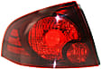 Driver and Passenger Side Halogen Tail Light, With bulb(s), OE Replacement