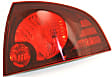 Driver and Passenger Side Halogen Tail Light, With bulb(s), OE Replacement