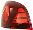 Driver and Passenger Side Halogen Tail Light, With bulb(s), OE Replacement