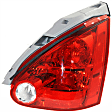 Driver and Passenger Side Halogen Tail Light, With bulb(s), OE Replacement