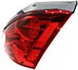 Driver and Passenger Side Halogen Tail Light, With bulb(s), OE Replacement