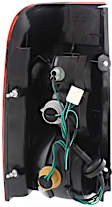 Driver and Passenger Side Halogen Tail Light, With bulb(s), OE Replacement