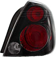 Driver and Passenger Side Halogen Tail Light, With bulb(s), OE Replacement