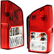 Driver and Passenger Side Halogen Tail Light, With bulb(s), OE Replacement