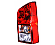 Driver and Passenger Side Halogen Tail Light, With bulb(s), OE Replacement, CAPA Certified