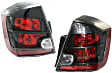 Driver and Passenger Side Halogen Tail Light, With bulb(s), OE Replacement