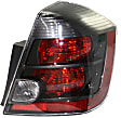 Driver and Passenger Side Halogen Tail Light, With bulb(s), OE Replacement