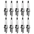 SET-NG1675-10 Spark Plug, 5.2L, 10Cyl, Set of 10, Laser platinum Series