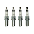 SET-NG6619-4 Spark Plug, 1.8L, 4Cyl, Set of 4, Iridium IX Series
