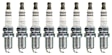 SET-NG92375-8 Spark Plug, 3.9L, 8Cyl, Set of 8, Ruthenium HX Series