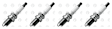 SET-NGBCPR6ES11-4 Spark Plug, Set of 4, Standard Series