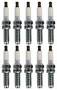 SET-NGLKR8AP-10 Spark Plug, Set of 10, Laser platinum Series