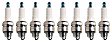SET-NP3037-8 Spark Plug, Set of 8, Standard Series
