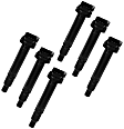 2008 Toyota Highlander - Ignition Coil, DENSO coil interchanges With OE Diamond coil, Set of 6, 3.5L 6Cyl