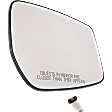 Driver and Passenger Side Mirror Glass, Non-Heated, No Blind Spot Feature