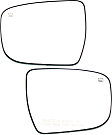 Driver and Passenger Side Mirror Glass, Heated, No Blind Spot Feature
