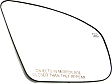 Driver and Passenger Side Mirror Glass, Heated, No Blind Spot Feature