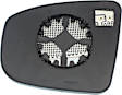 Driver and Passenger Side Mirror Glass, Heated, No Blind Spot Feature