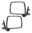 Driver and Passenger Side Mirrors, Manual Adjust, Manual Folding, Non-Heated, Chrome, No Signal Light, No Memory, No Puddle Light, No Auto-Dimming, No Blind Spot Feature