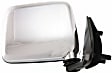 Driver and Passenger Side Mirrors, Manual Adjust, Manual Folding, Non-Heated, Chrome, No Signal Light, No Memory, No Puddle Light, No Auto-Dimming, No Blind Spot Feature