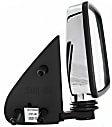 Driver and Passenger Side Mirrors, Manual Adjust, Manual Folding, Non-Heated, Chrome, No Signal Light, No Memory, No Puddle Light, No Auto-Dimming, No Blind Spot Feature