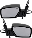 Driver and Passenger Side Mirrors, Power Adjust, Manual Folding, Heated, Paintable, No Signal Light, With memory, No Puddle Light, No Auto-Dimming, No Blind Spot Feature