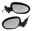 Driver and Passenger Side Mirrors, Power Adjust, Manual Folding, Non-Heated, Paintable, No Signal Light, Memory, Puddle Light, Auto-Dimming, and Blind Spot Feature, Production Date Up To July 2011