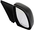 Driver and Passenger Side Mirror, Power Adjust, Non-Heated, Manual Folding, Paintable, No Signal Light, No Memory, No Puddle Light, No Auto-Dim, No Blind Spot Feature