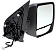 2018 Nissan NV3500 - Driver and Passenger Side Mirror, Power Adjust, Non-Heated, Textured Black, Manual Folding, No Signal Light, With Blind Spot Glass, Without Memory Recall, No Puddle Light, No Auto-Dimming
