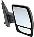 2018 Nissan NV3500 - Driver and Passenger Side Mirror, Power Adjust, Non-Heated, Textured Black, Manual Folding, No Signal Light, With Blind Spot Glass, Without Memory Recall, No Puddle Light, No Auto-Dimming