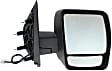 2018 Nissan NV3500 - Driver and Passenger Side Mirror, Power Adjust, Non-Heated, Textured Black, Manual Folding, No Signal Light, With Blind Spot Glass, Without Memory Recall, No Puddle Light, No Auto-Dimming