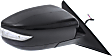 Driver and Passenger Side Mirrors, Power, Manual Folding, Non-Heated, Paintable, In-housing Signal Light, No Memory, No Puddle Light, No Auto-Dimming, No Blind Spot Feature